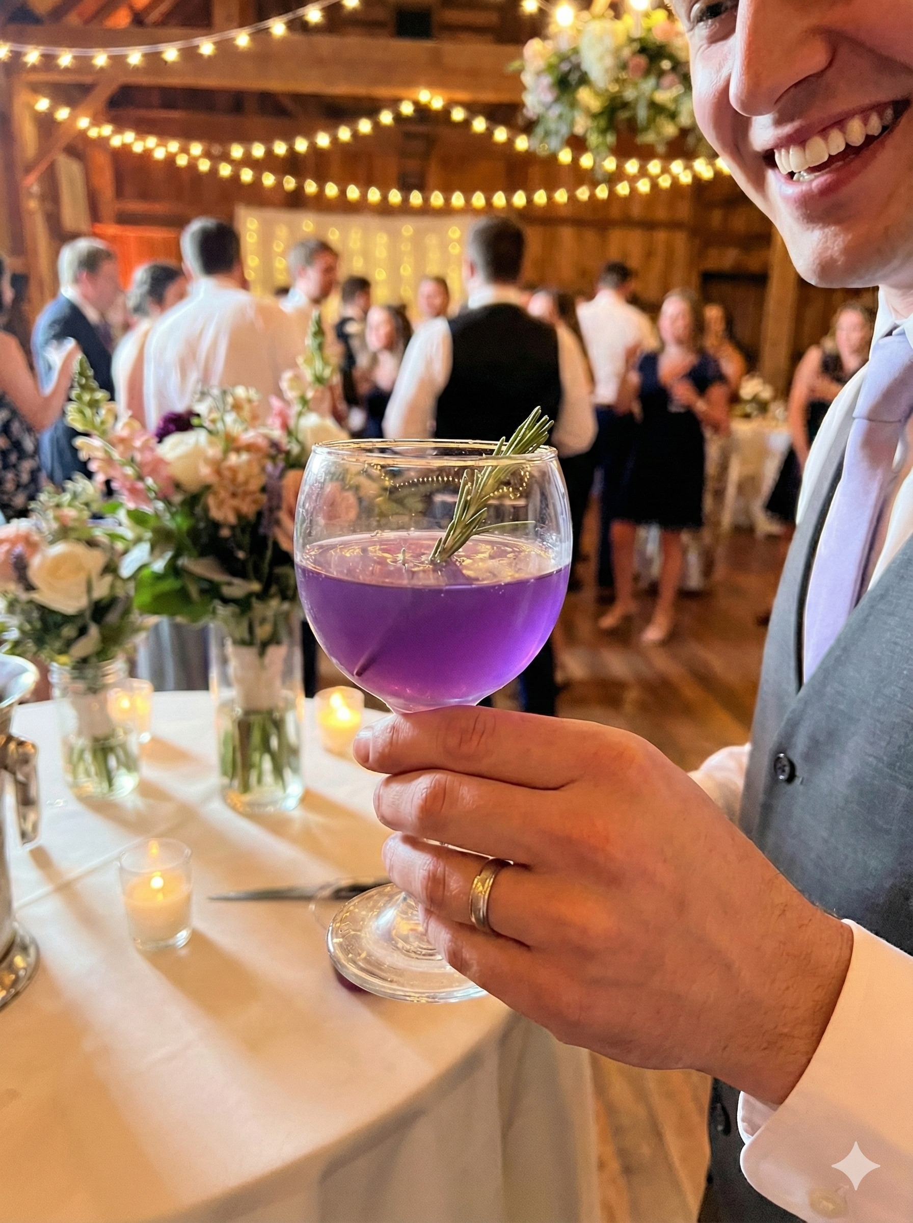 Lavender signature cocktail